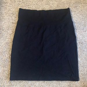 Charlotte Russe black bodycon skirt